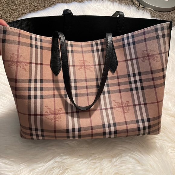 Authentic Burberry Reversible Tote - Picture 9 of 14
